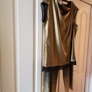 Gold Top and Pants